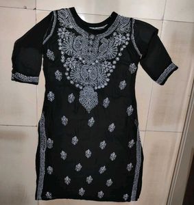 Handwork Chikenkari Embroidery Georgette Kurta