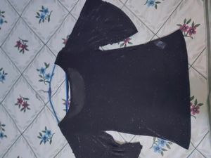 Price Drop Net Shimmery Top