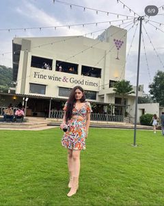 Floral Print Mini Dress