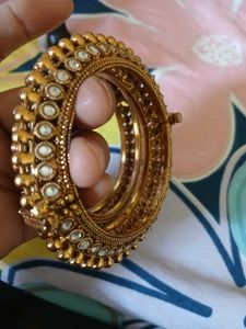 Gold Tone Bangles