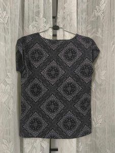 New Look Navy Bandana Print Top – Size 10