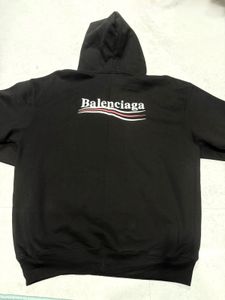 Balenciaga Black Political Campaign Hoodie