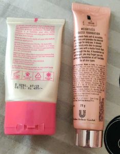 Lakme 9to5 Mouse Foundation &amp; Nykaa Face Pri