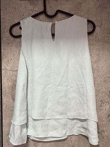 Zink London Powder Blue Peplum Top
