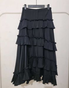 Black Ruffle Skirt
