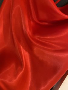 Red Cowl Neck Slip Top