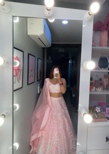 Pink Lehenga Choli Set (check Description)