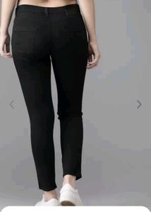 Black Ribbed Jeans