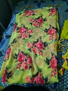 Yellow Saree