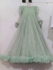 Elegant Green Ethnic Gown