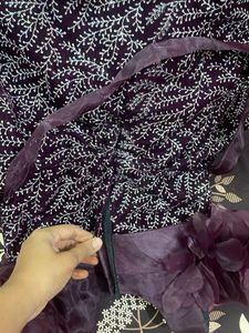 Elegant Purple Party Dress