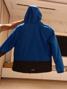 Decathlon Blue &amp; Black Jacket boys age 8-10