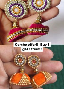 Colourful Jhumka Combo Offer