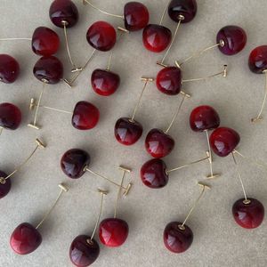 Cute Cherry &amp; Heart Earrings