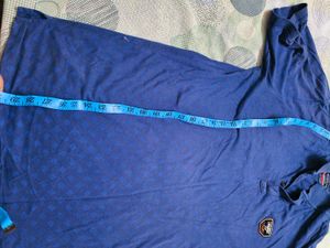 Never Look Cotton Collar T Shirt For Men In L 40