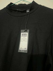 🖤Ribbed Mock Neck Long Sleeve Top