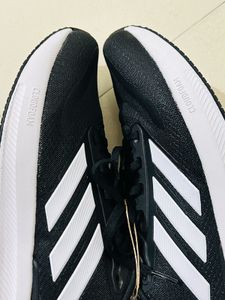 Adidas Runfalcon 5 Shoes - Black/White - Size 10