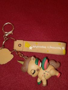 Dragon Run Unicorn Keychain