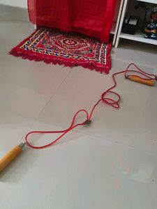 Jump Rope with Wooden Handles – Sturdy &amp; Smooth