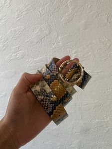 Snake Print Belt