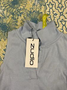 Powder Blue Crop Top