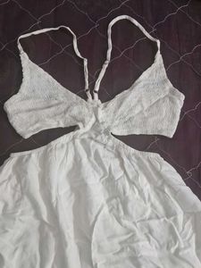 White Cutout Dress