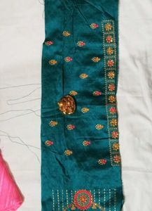 Absolutely never used beautiful fancy Saree💐💐💐