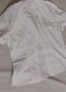 Y2k White Short Sleeve Top