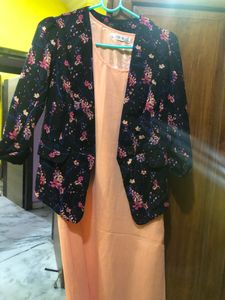 Stylish Dress With Jacket For Women
