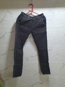 Brown Jeans with Detail