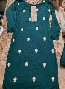 Premium Party Wear Kurta Pant Dupatta Set