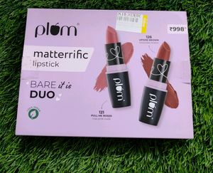 Diwali 🎇 Special Offer 🥳 Plum Matterrrific Long Lasting Lipstick 💄 Combo
