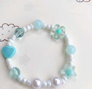 Cute Ocean Blue Beaded Bracelet 🌊