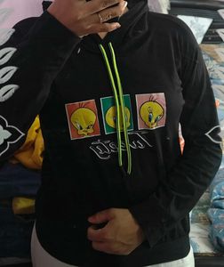 Latest Style Printed Black Hoodie 🖤😍