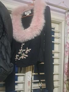 Caloma Black Jacket Korean Boss Girl Vibe🥀❣️