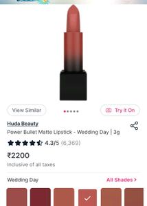Huda Beauty Lipstick (Wedding Day)