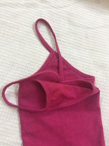 Pink Spaghetti Strap Tank Top