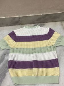Striped Knit Top