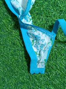Floral Print Bra