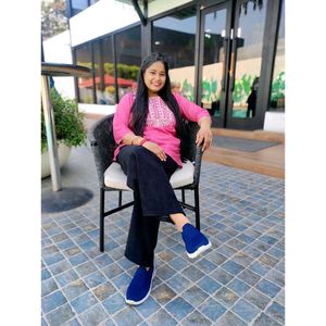 Baby Pink Kurti Embroidery 🪡