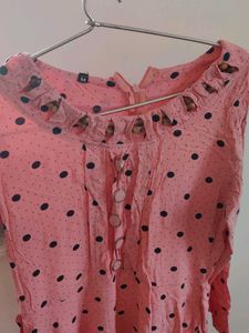 Pink Polka Dot Dress