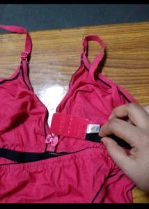 Red Bra &amp; Panty Set