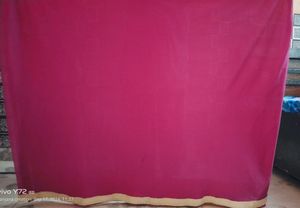 Pink Saree With Blouse