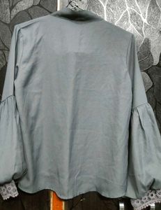 NOI Grey Top for Casual And Office Wear