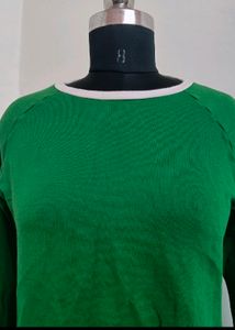 Green Sweater Like Top