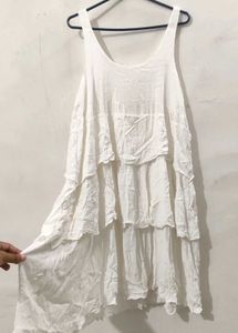 White Tiered Sundress