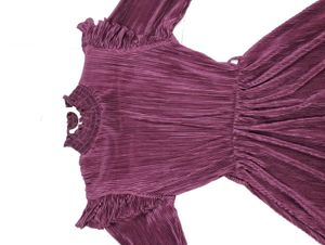 Elegant Pleated Midi Dress🎀🤌
