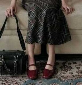 Cherry red Mary Jane