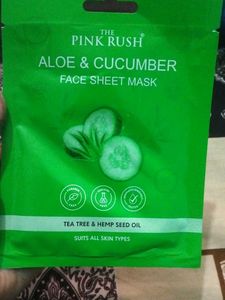 Pink Rush Aloe &amp; Cucumber Mask