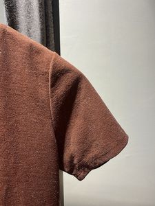 Brown Backless Crop Top
